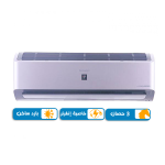 Sharp Cluster Air Conditioner Silver Color 3 HP Hot and Cold - Split